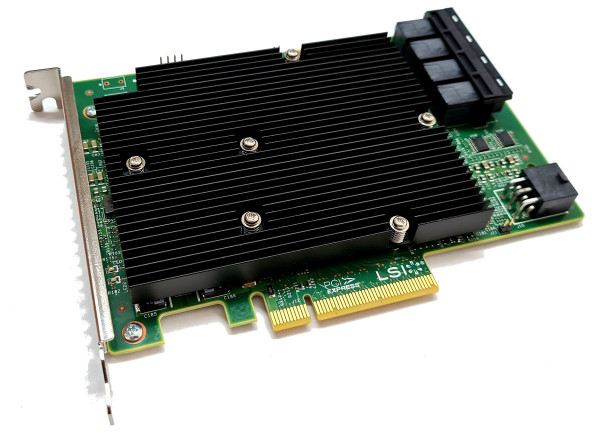 Broadcom LSI 9300-16i SATA / SAS HBA Controller RAID 12Gbps PCIe x8 Avago IT FW