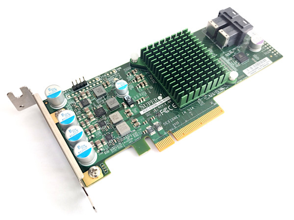 Supermicro AOC-S3008L-L8E SATA / SAS HBA Controller RAID 12Gbps PCIe x8 Avago