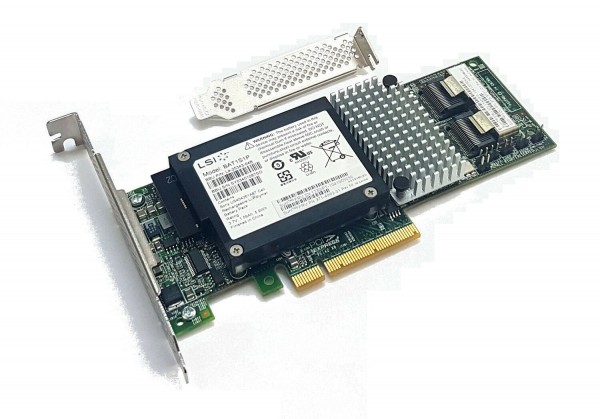Broadcom LSI Megaraid SAS 9261-8i SATA / SAS Controller RAID 5 6 6G PCIe x8 LSISAS2108