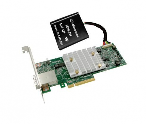 Microsemi Adaptec SmartRAID 3154-8e Raid Controller 4GB DDR4 8x SATA/SAS extern