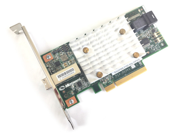 Microsemi SmartHBA 2100-4i4e SATA / SAS RAID HBA Controller 12G PCIe x8 3.0