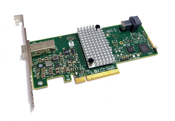 Avago Broadcom 9300-4i4e SATA / SAS HBA Controller 12Gbps IT-Mode ZFS Raid LSI