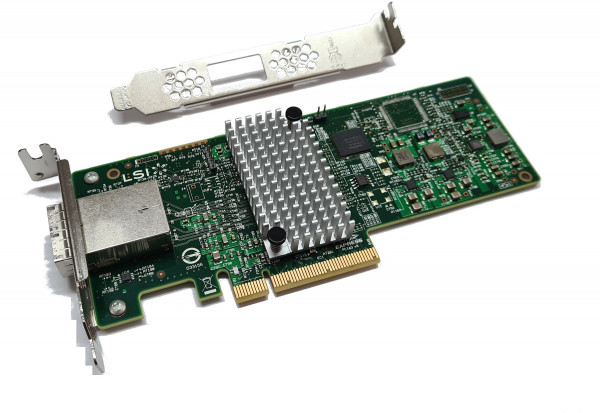 Broadcom LSI SAS 9300-8e SATA / SAS HBA 8port Controller extern 12Gbps PCIe x8