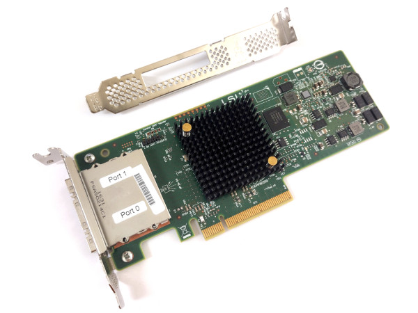 Avago LSI SAS 9207-8e SATA / SAS HBA 8port Controller extern 6Gbps PCIe x8 3.0