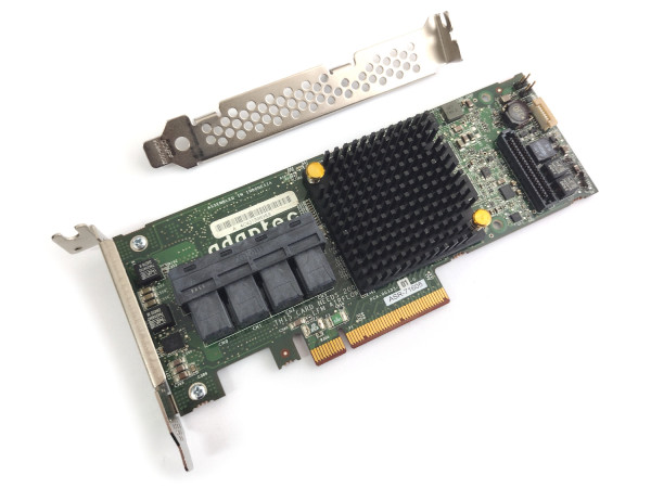 Adaptec 71605 16-port int SATA / SAS RAID Controller 6G PCIe x8 3.0 1024MB 1GB