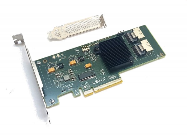 LSI 9211-8i HBA bulk, intern SAS 6Gb/s, PCIe 2.0 x8 (LSI00194)
